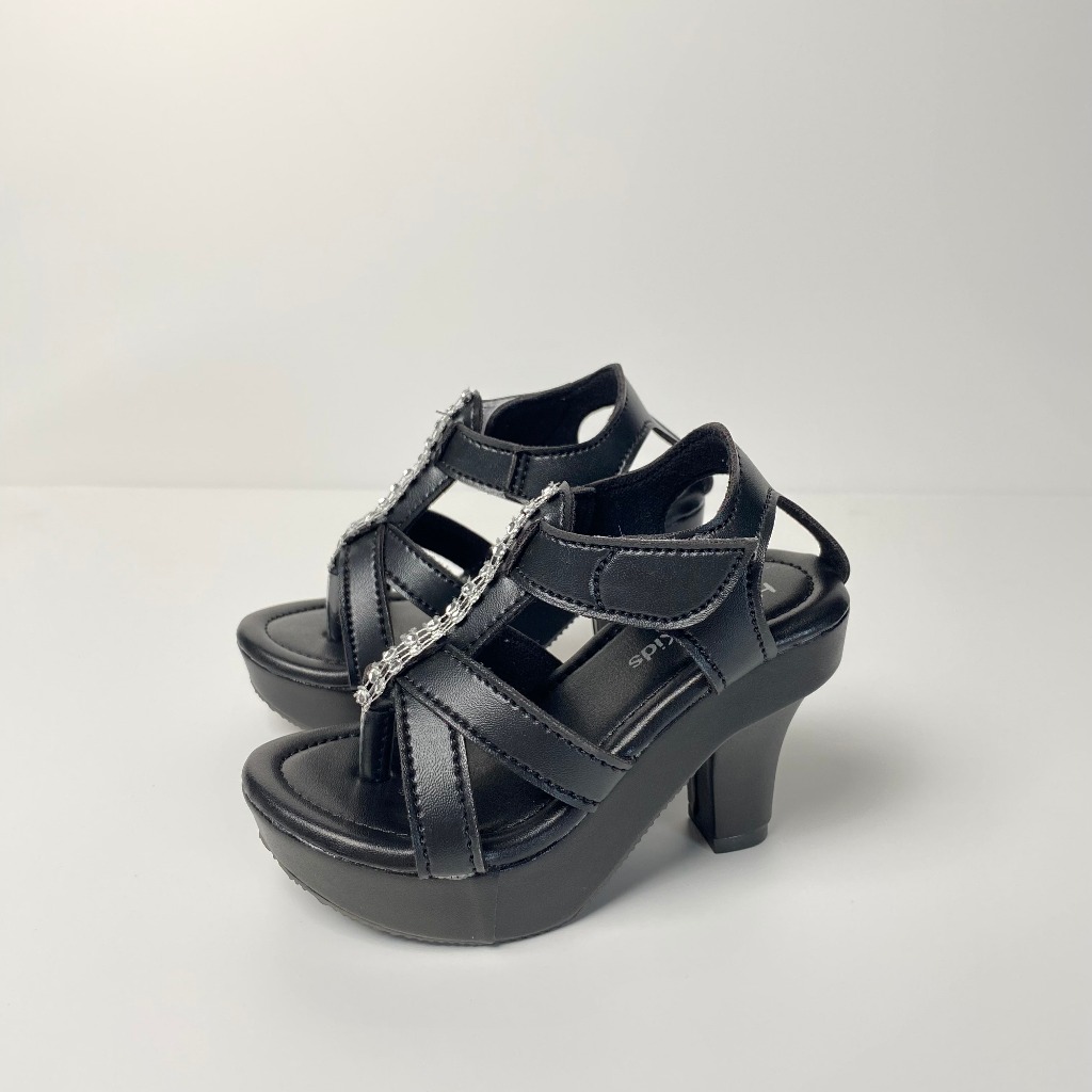 Sandal Ring Sandal Anak Perempuan Hak Jinjit Hels Natal Terbaru 2025 Pesta Amak Sandal Anak Peremuan