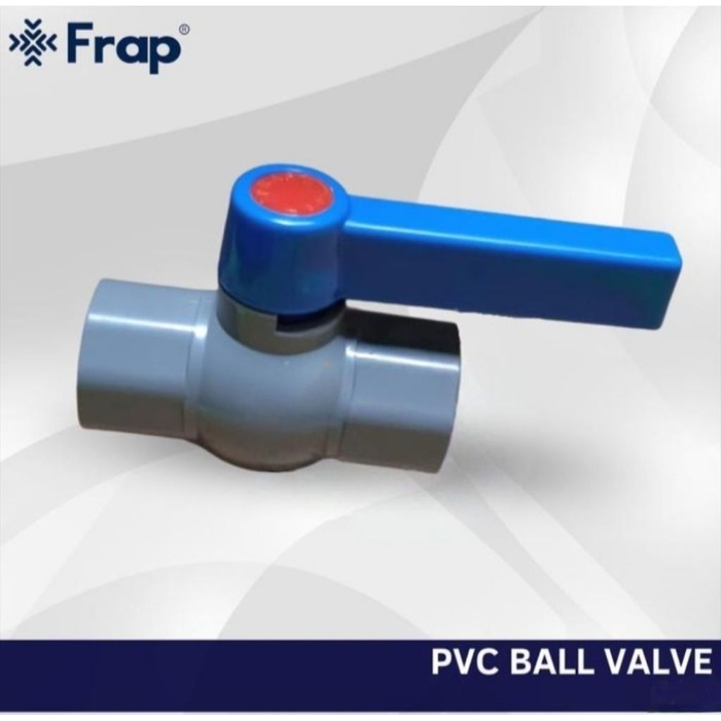 Ball Valve PVC 3 inch Stop Kran Valve PVC Frap 3" Ball Valve PVC JIS 3 inch Ball Valve PVC Abu-Abu P