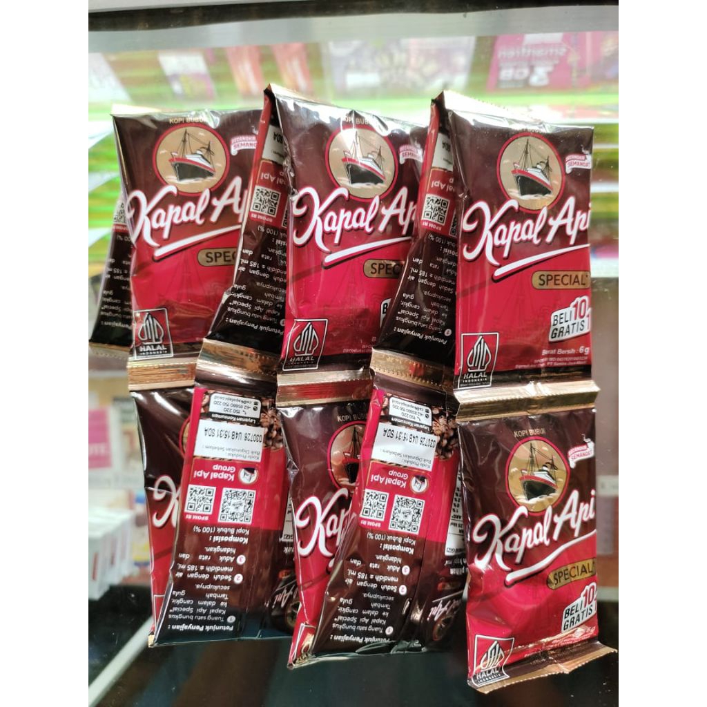 

kapal api 6gram 1renceng isi 10+1bungkus