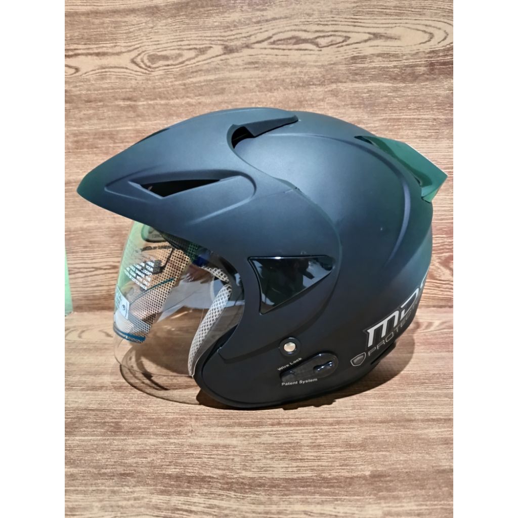 Helm Mds Protector Solid Black Doff