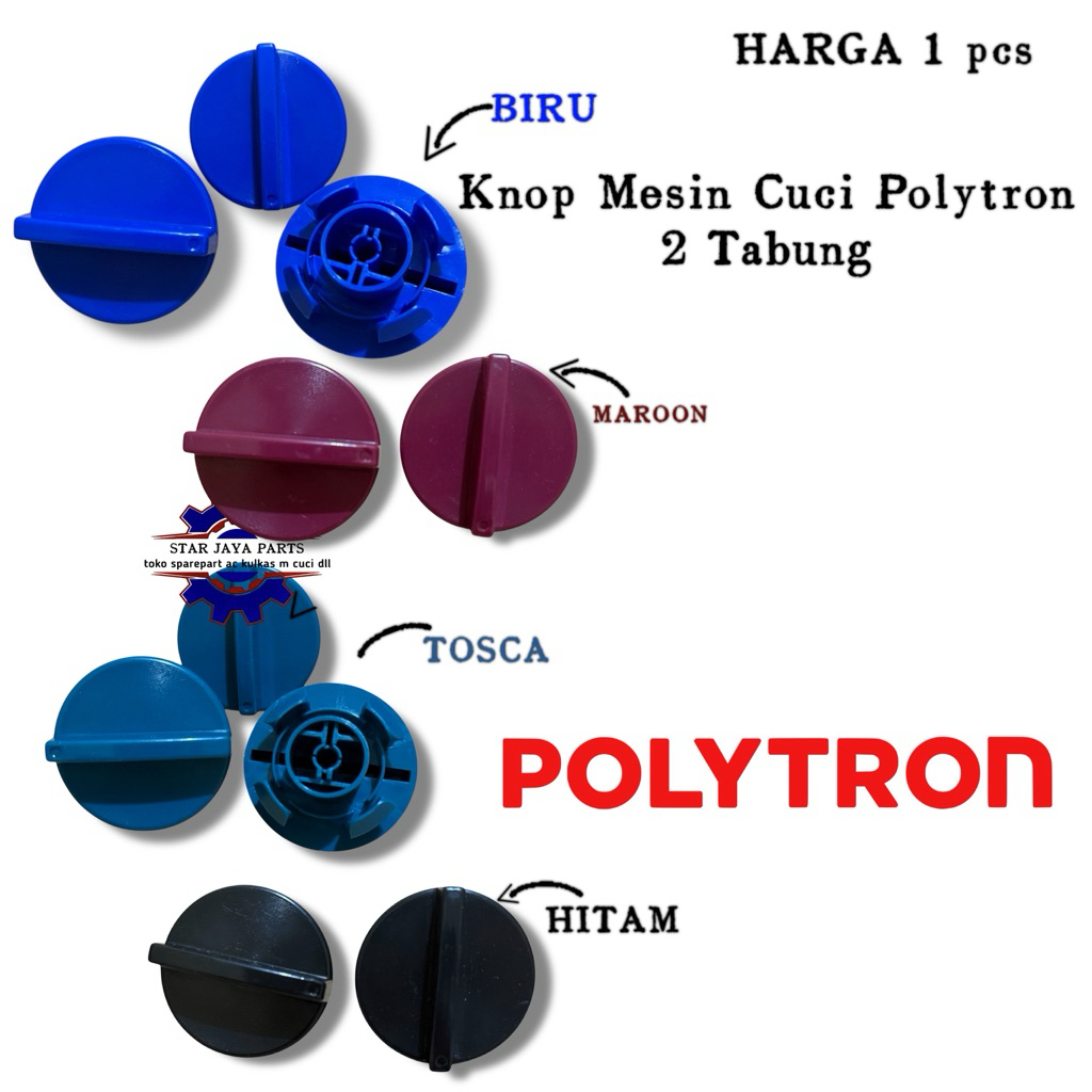 Knop Polytron Mesin Cuci - Tombol Putaran Mesin Cuci Polytron Quality