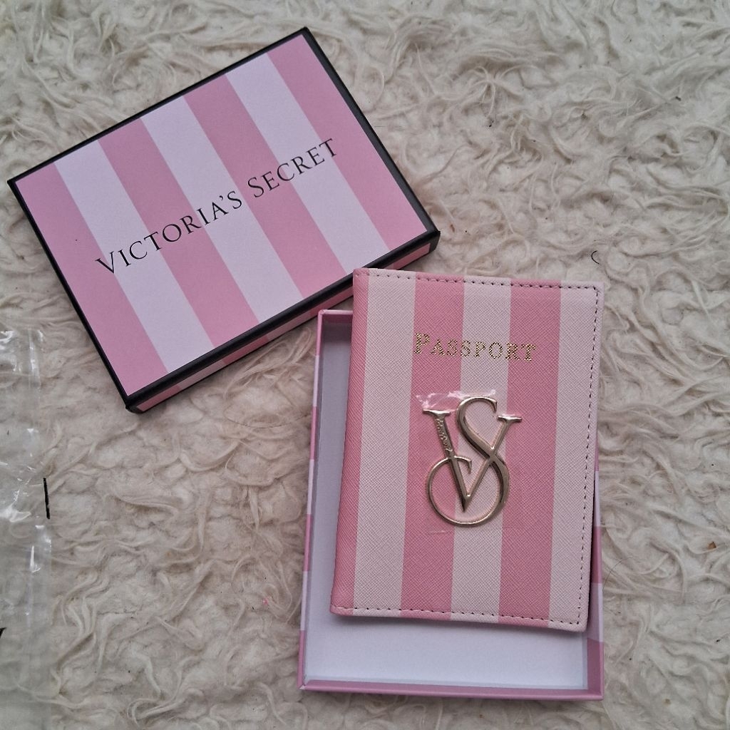 victoria's secret cover passport case holder original new bukan preloved seken second bekas
