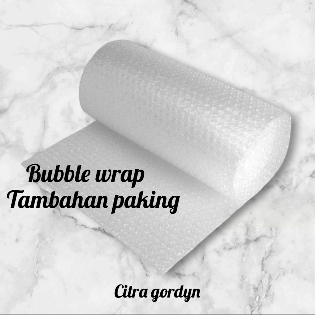 

BUBBLE WRAP tambahan paking