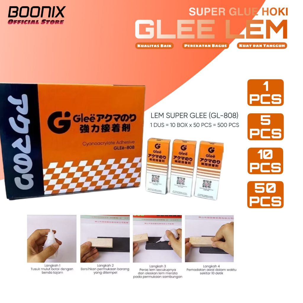 

BOONIX [READY] GLEE LEM SUPER GLUE /LEM G SUPER/LEM CAIR MULTIFUNGSI