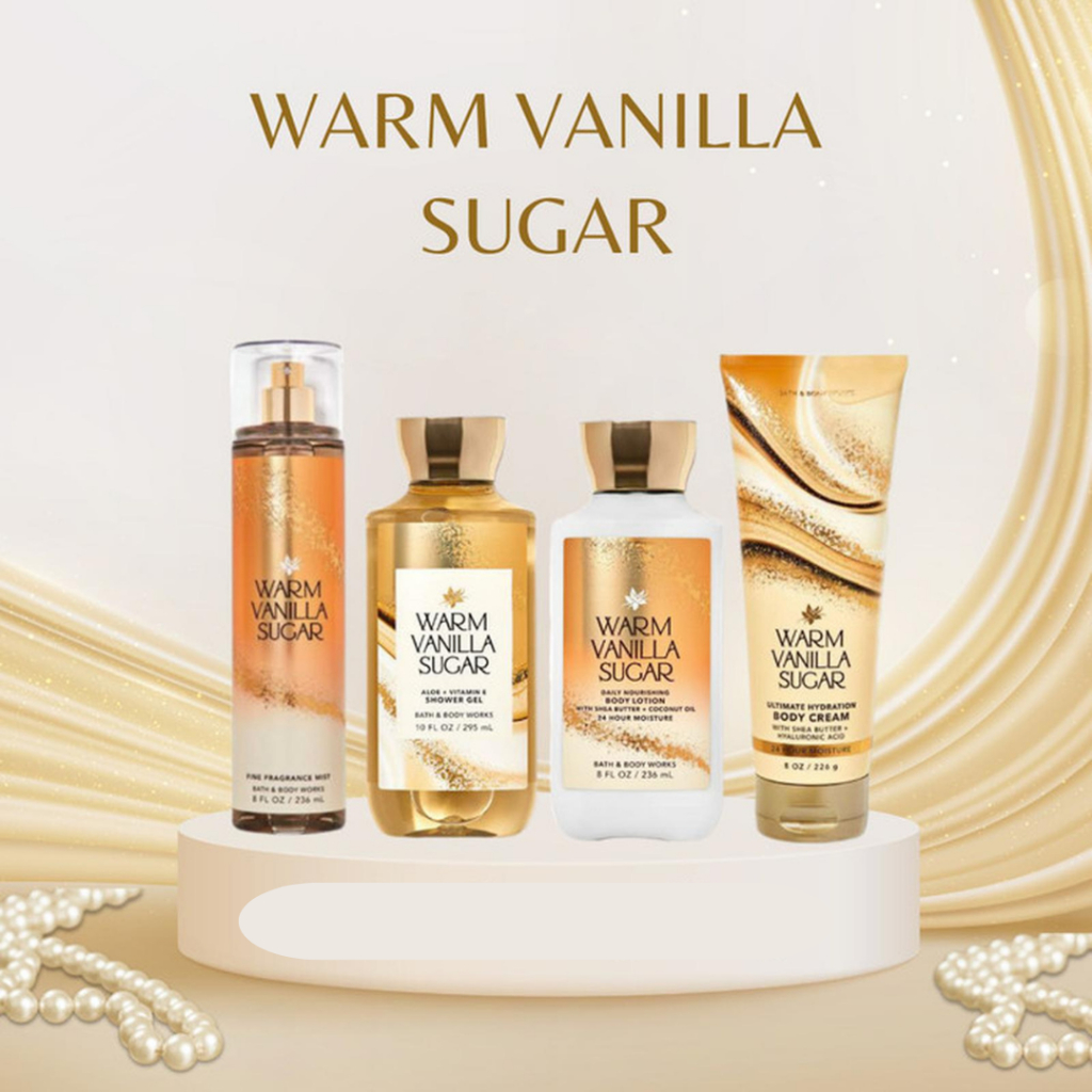 BBW Bath and Body Works WARM VANILLA SUGAR Body Cream 226 g / Body Lotion 236 ml ORIGINAL