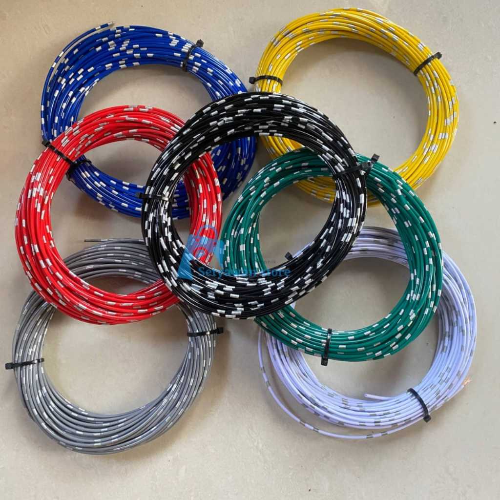 Kabel Listrik Bintik Body Montor 0.5mm Serabut Tembaga