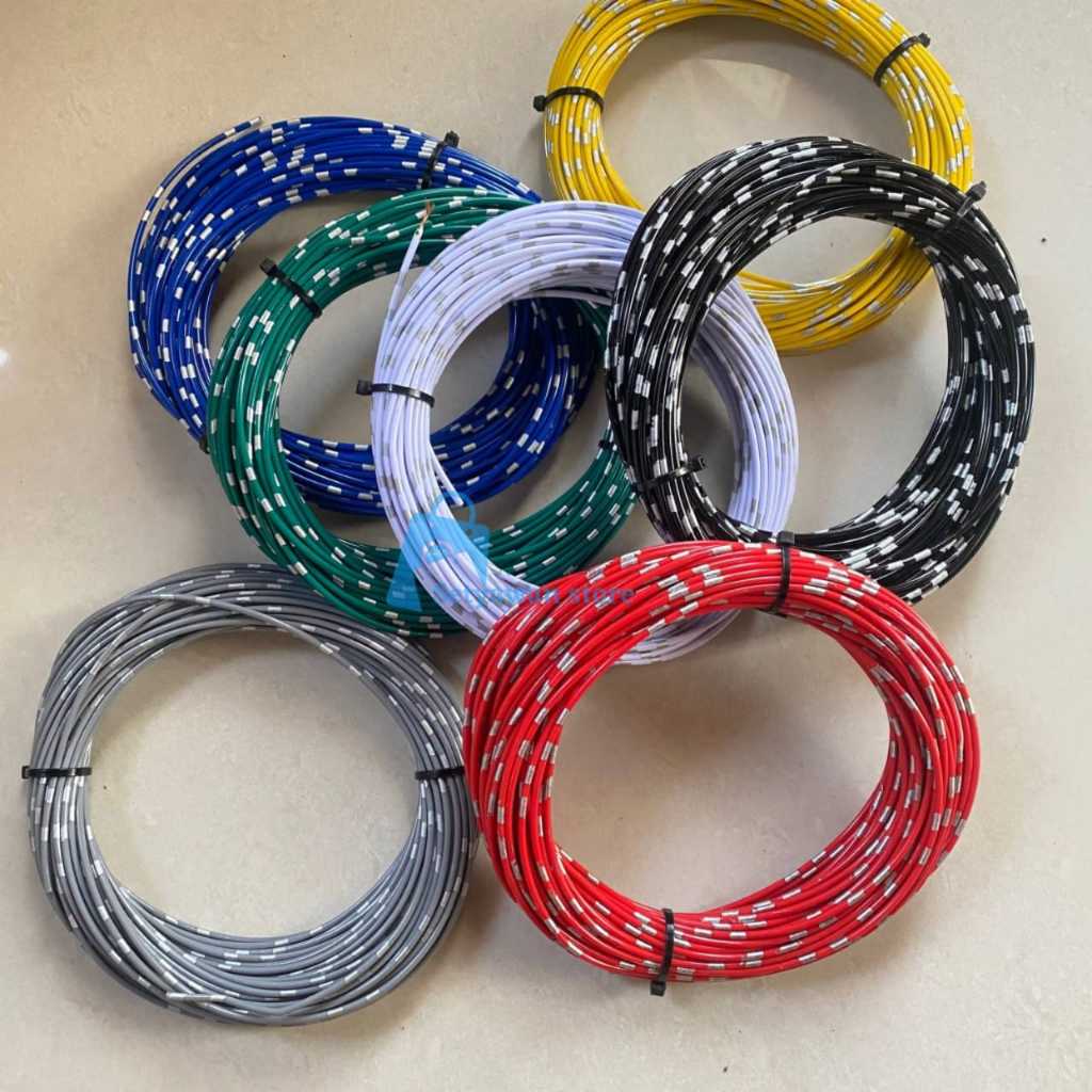 Kabel Listrik Bintik Body Montor 0.85mm Serabut Tembaga