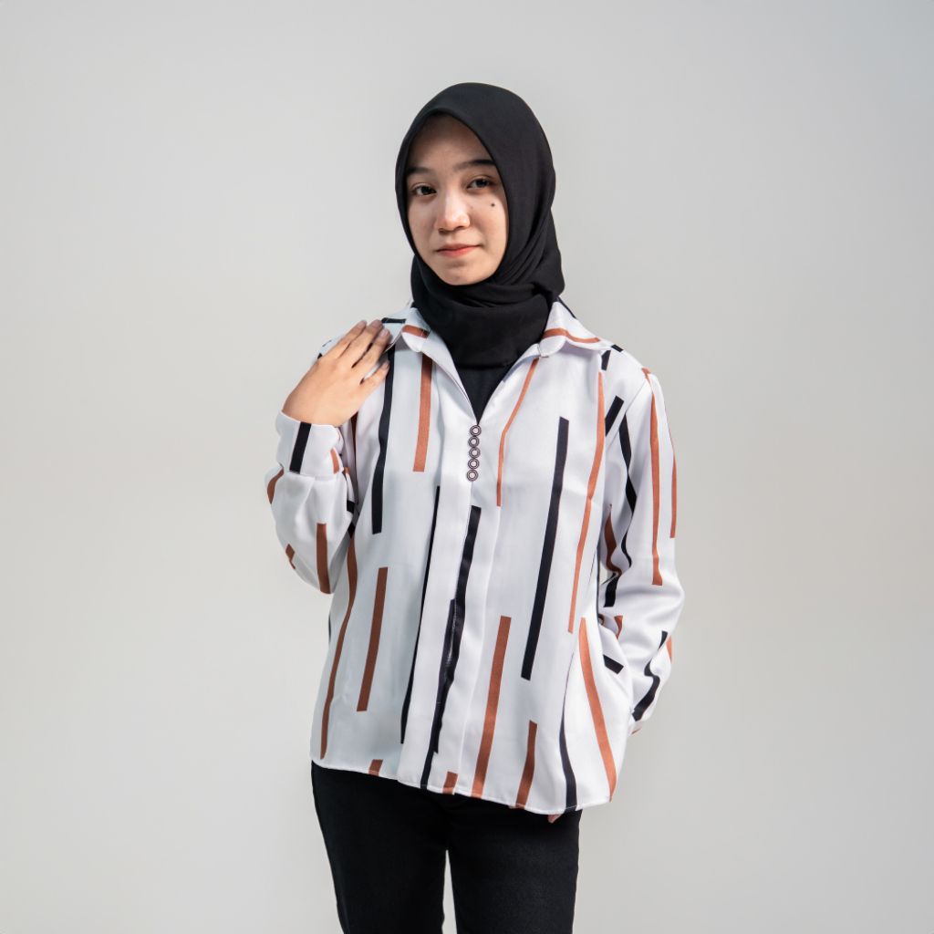 *Kemeja cewek Shakila baju kekinian*