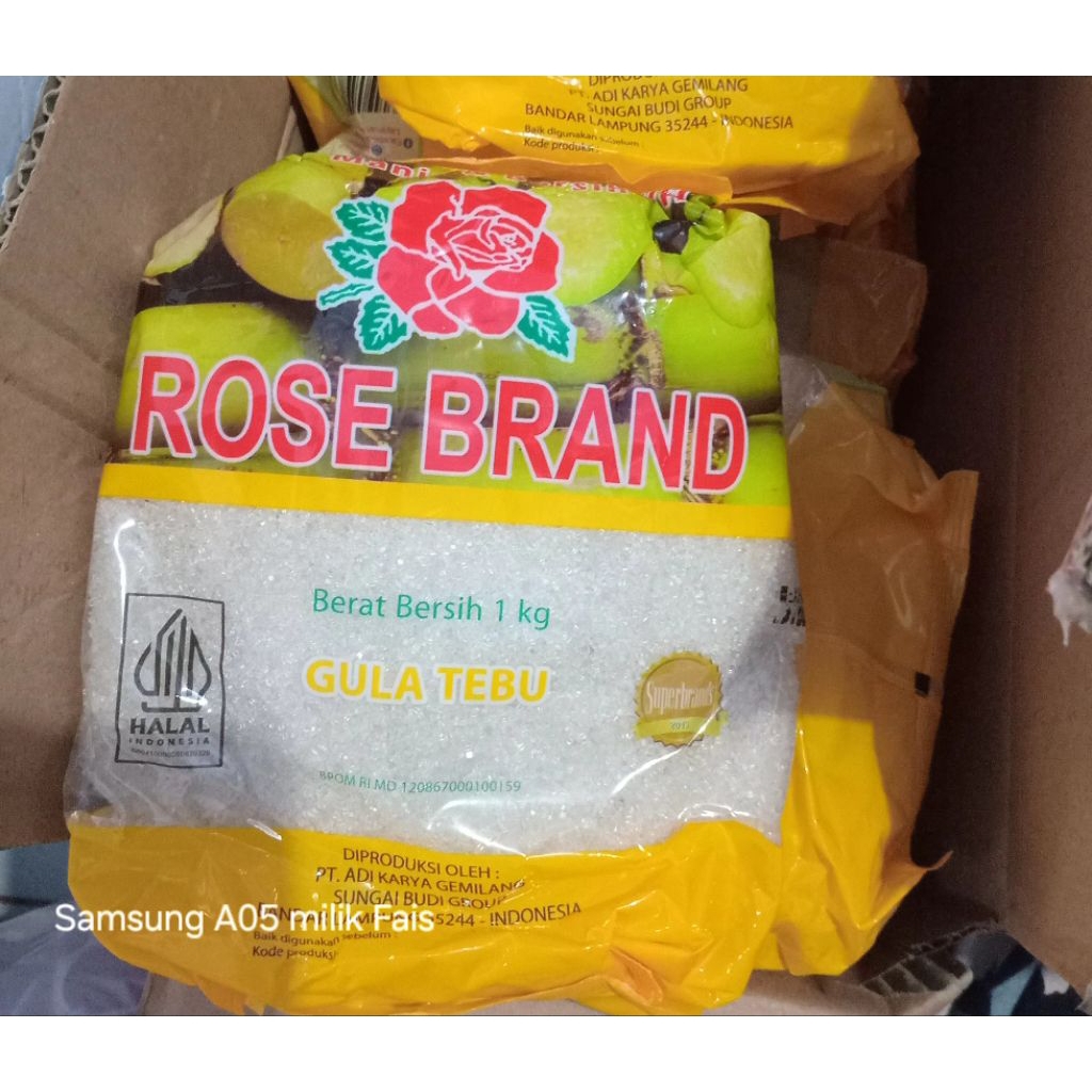 

Gula Rose Brand kuning 1 kg