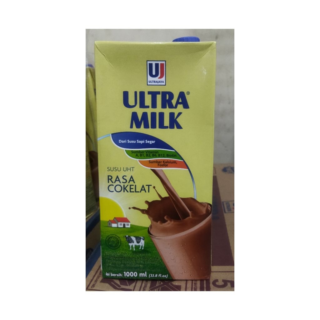 

ULTRA MILK SUSU UHT RASA COKELAT 1 LITER EXP DESEMBER 2025