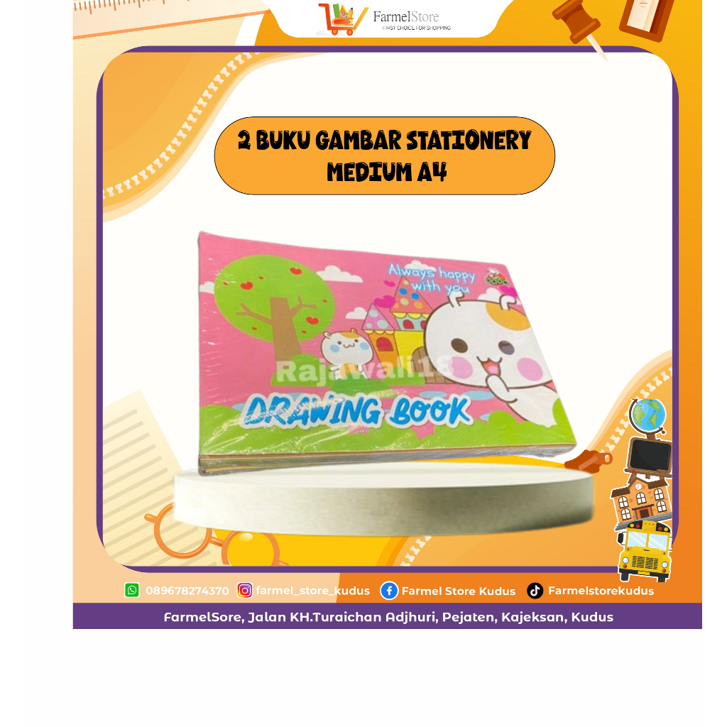 

Buku Gambar Stationery Medium A4