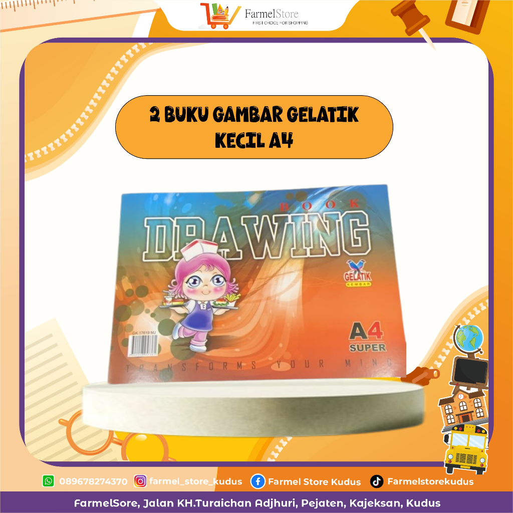 

Buku Gambar Gelatik Kecil A4