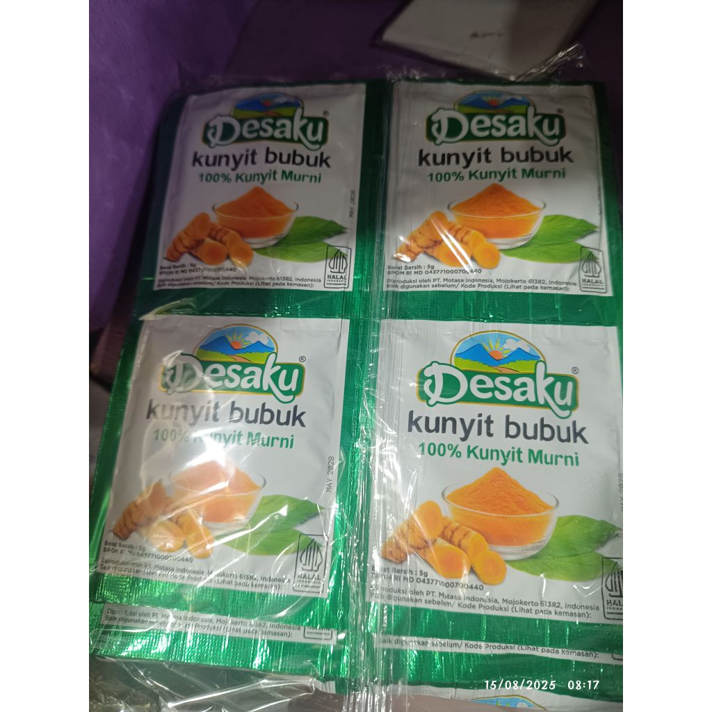 

Bumbu Desaku Kunyit Bubuk (12 sachet x 5 gr)