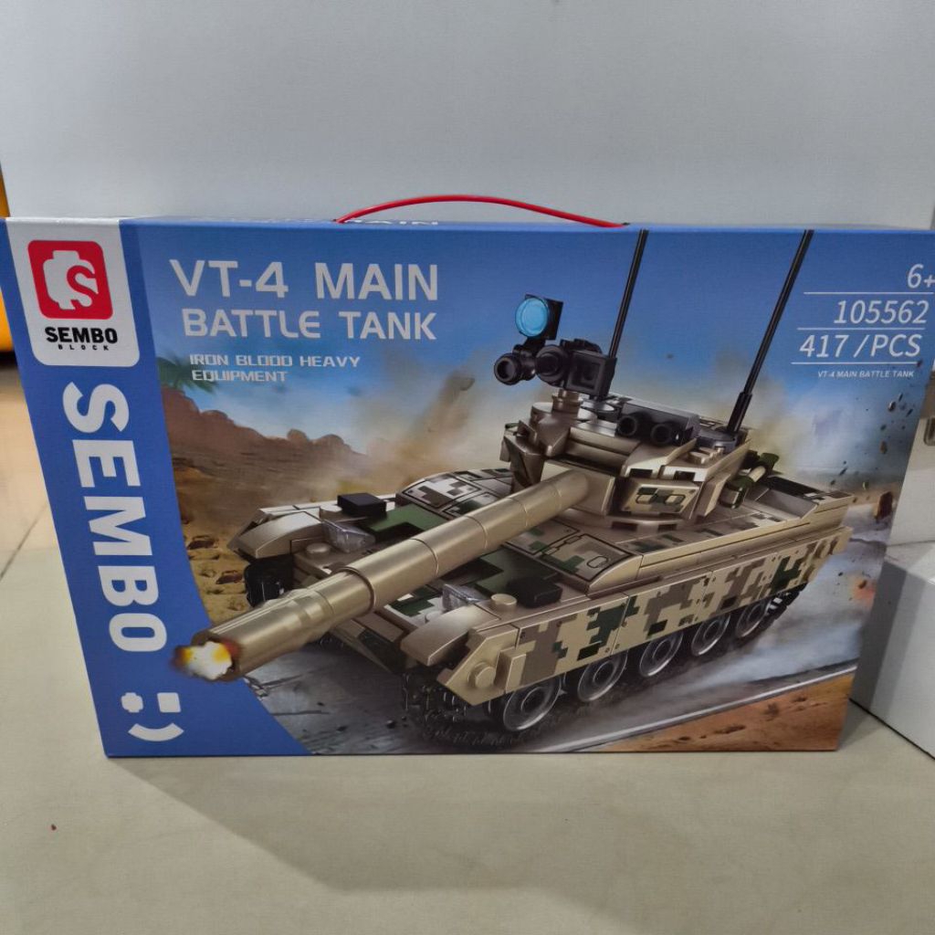 Lego sembo original 100% battle tank VT-4 mainan balok