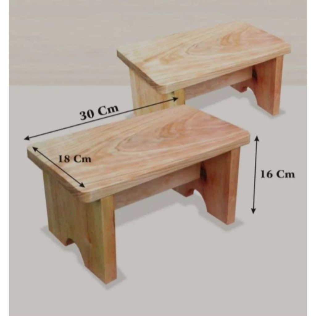 Dingklik, jengkok kecil, dingklik kayu