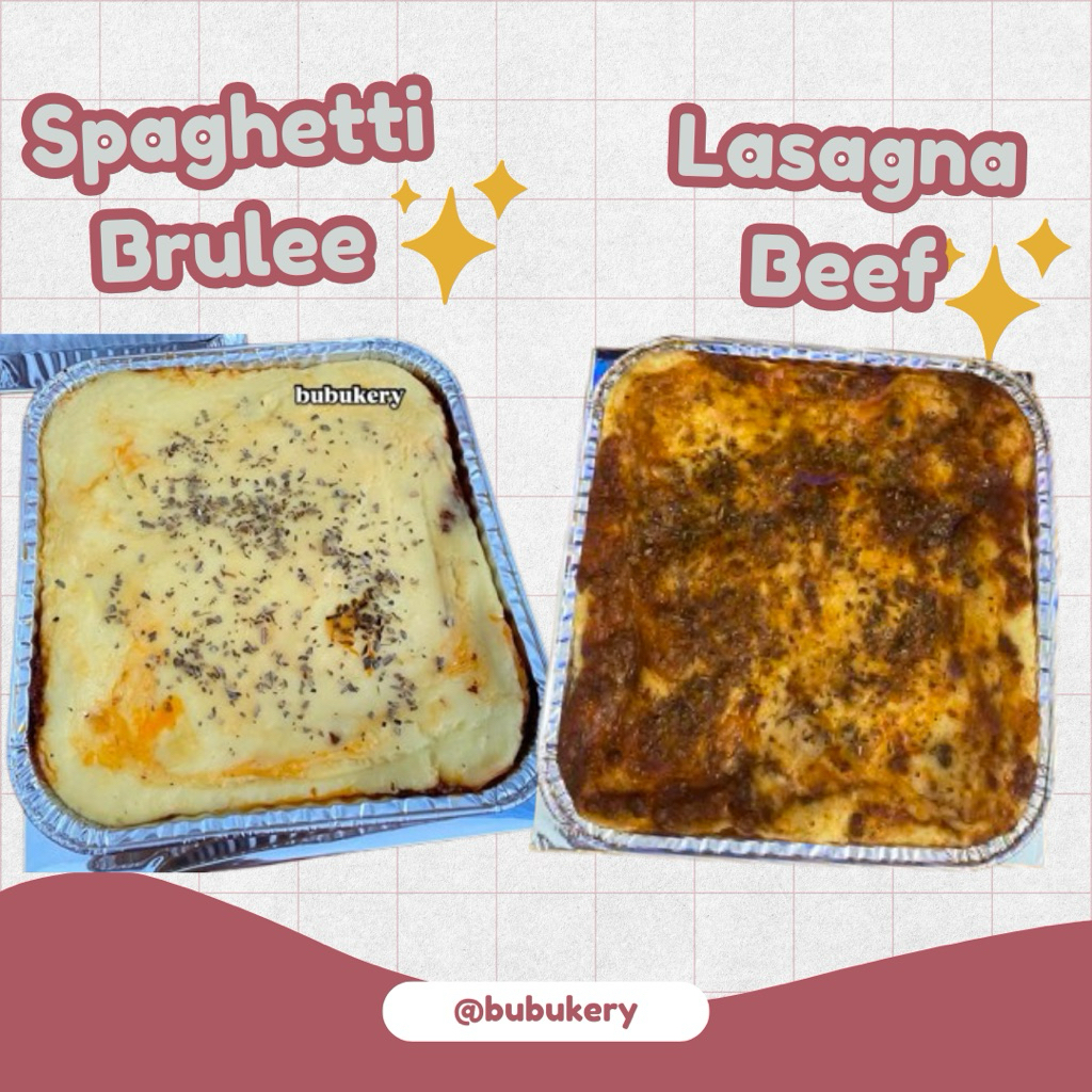 

Lasagna Beef / Spaghetti Brulee