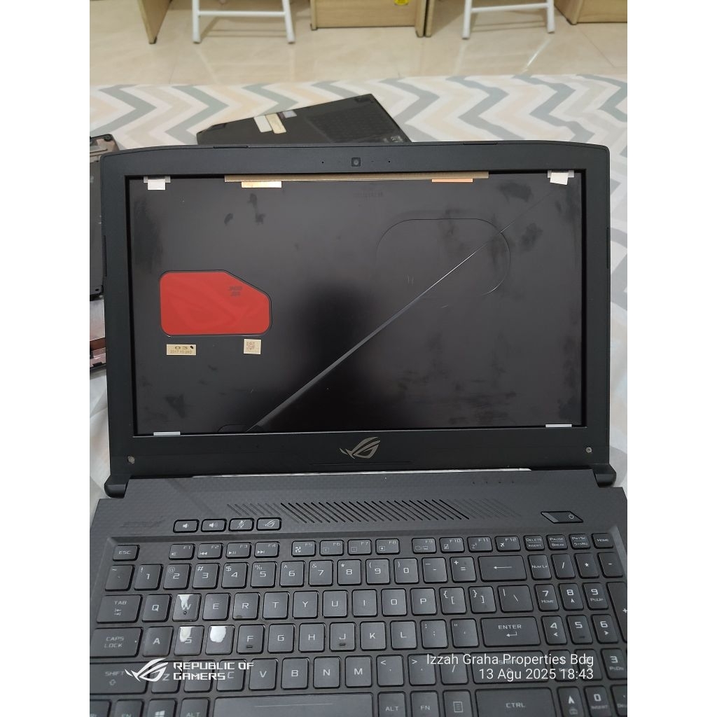 CASHING + BEZEL FRAME LCD LAPTOP ROG GL503GE GL503VD