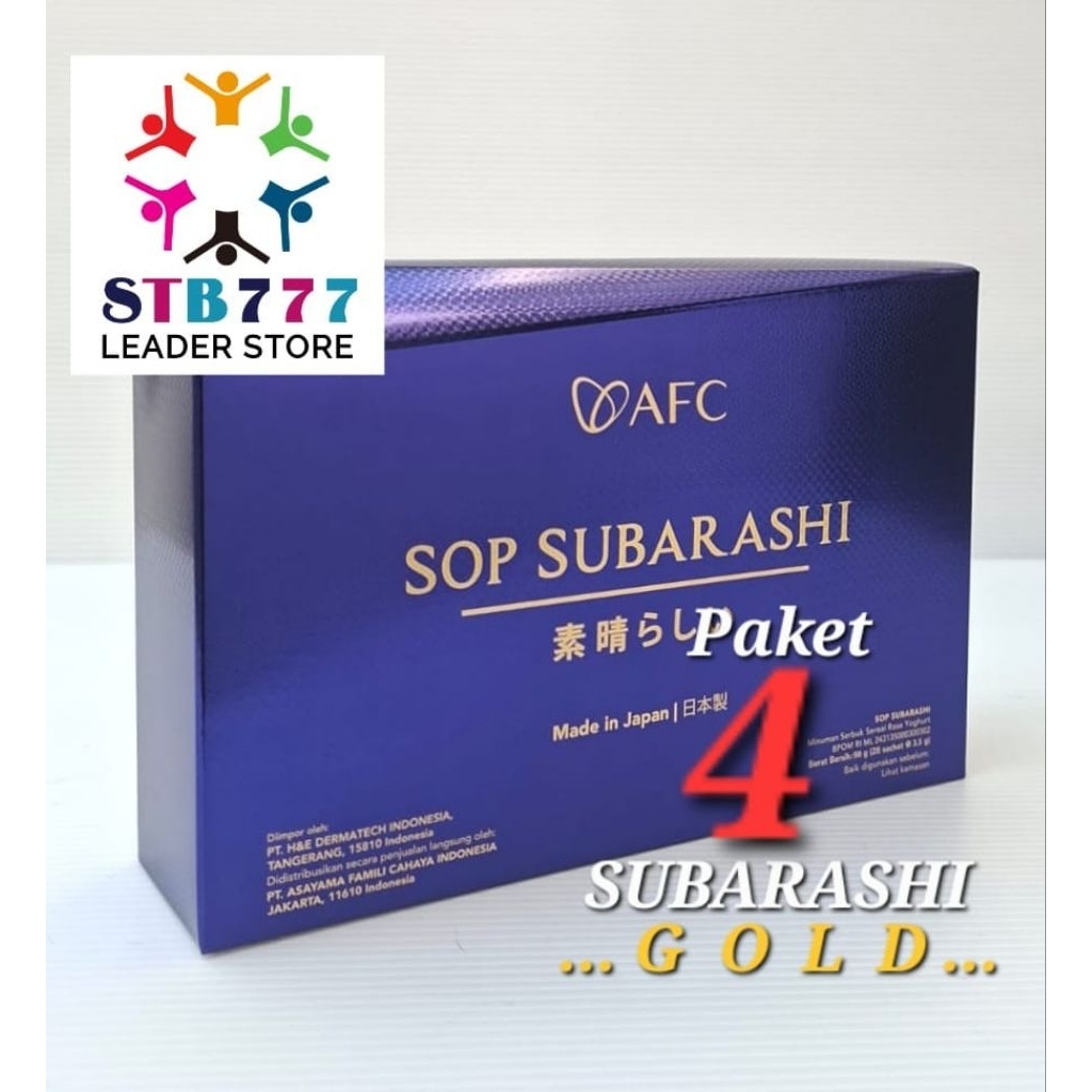 

SOP SUBARASHI-Paket 4 Box Suba Gold