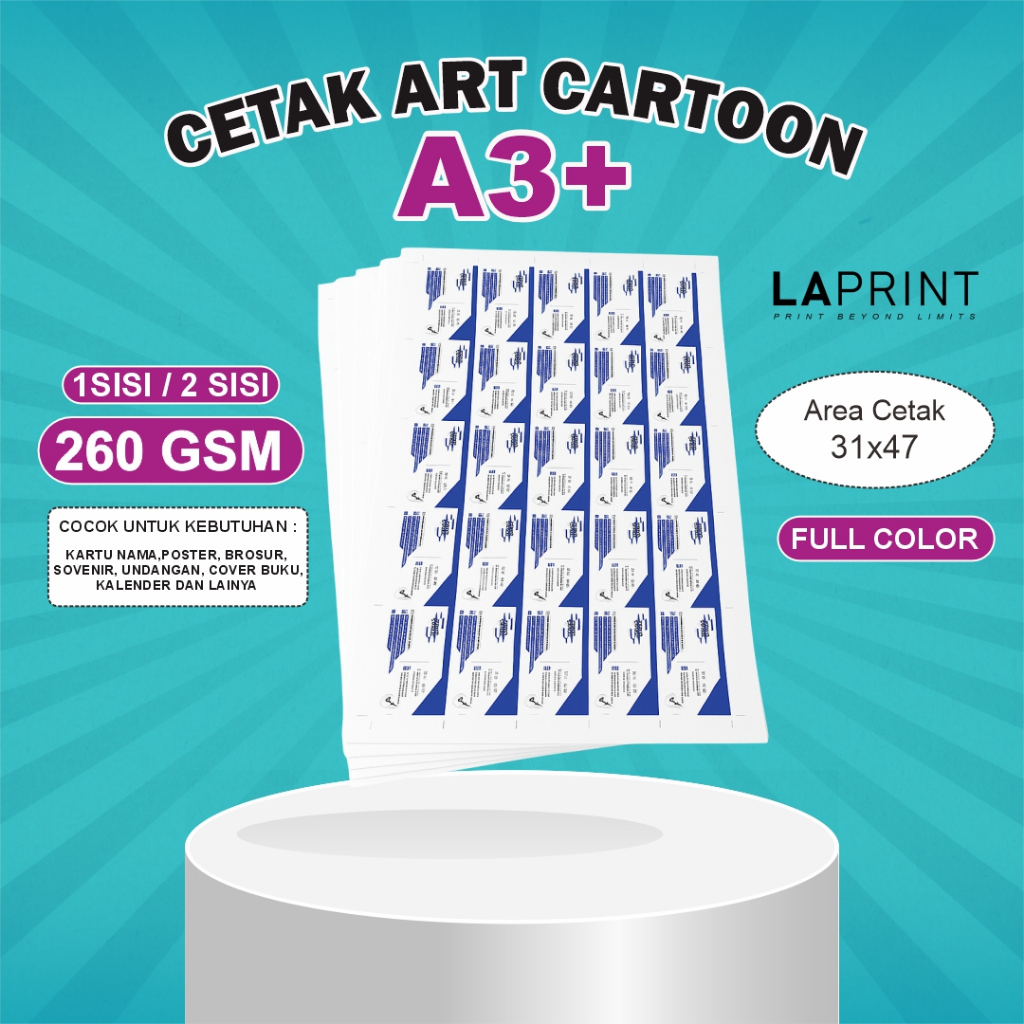 

Cetak Art Cartoon 260gsm – Kertas Tebal Premium untuk Poster, Namecard, Katalog Produk