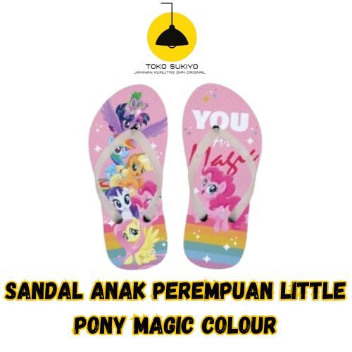 Toko Sukiyo Sandal Anak Perempuan Little Pony Magic Colour
