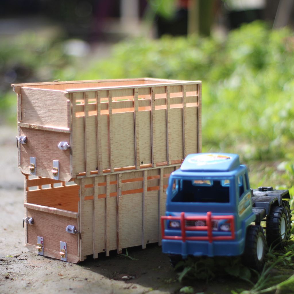 BAK TRUK MINIATUR - UNTUK TRUK PLASTIK DAN SEJENISNYA - TERBUAT DARI TRIPLEK
