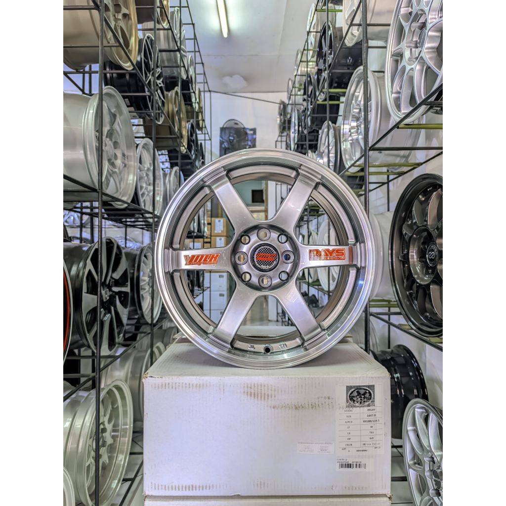 Velg Volk Rays Te37 R16 Pcd 4x100/114 Lebar 7 Et 40
