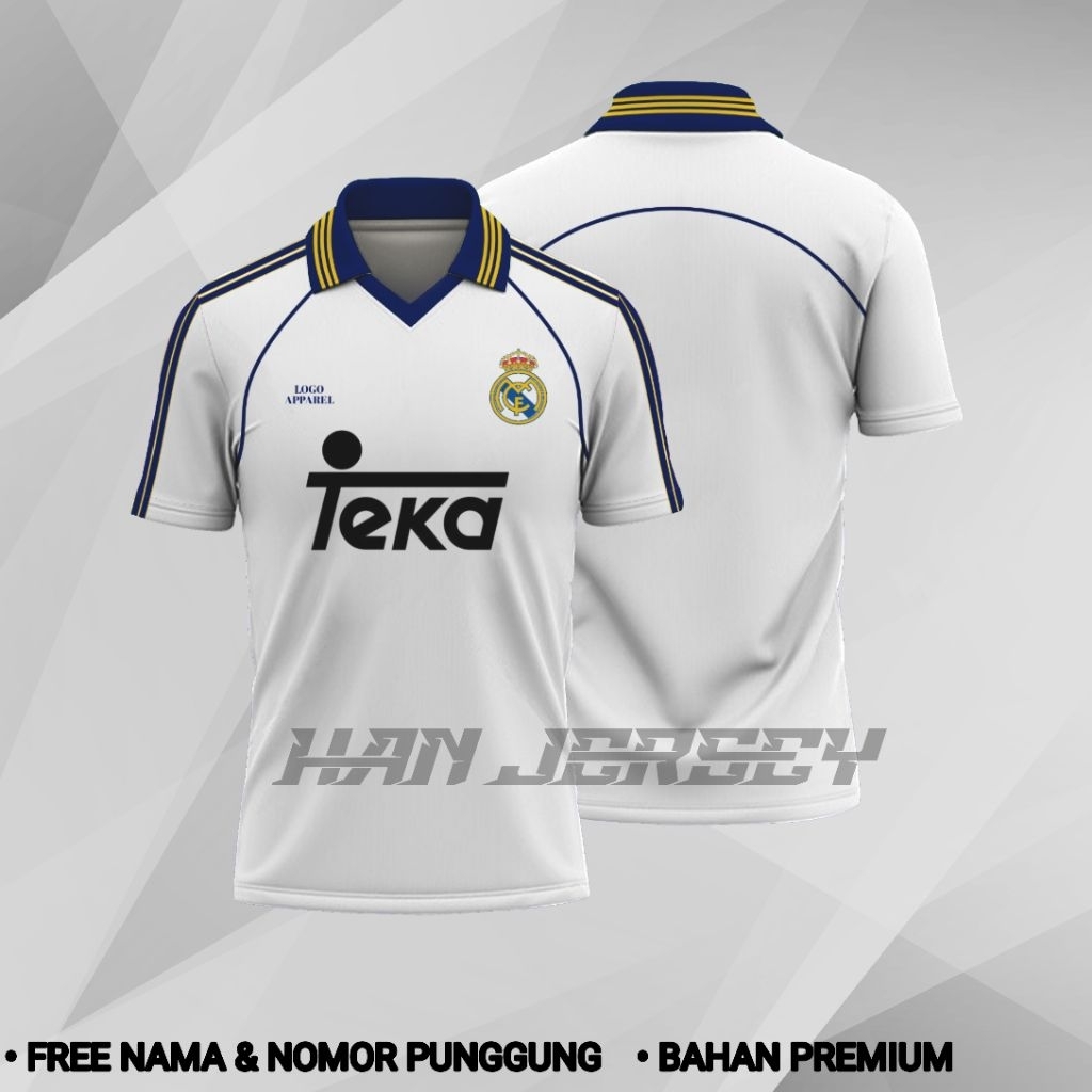 Jersey Madrid 1999 Home Full Printing