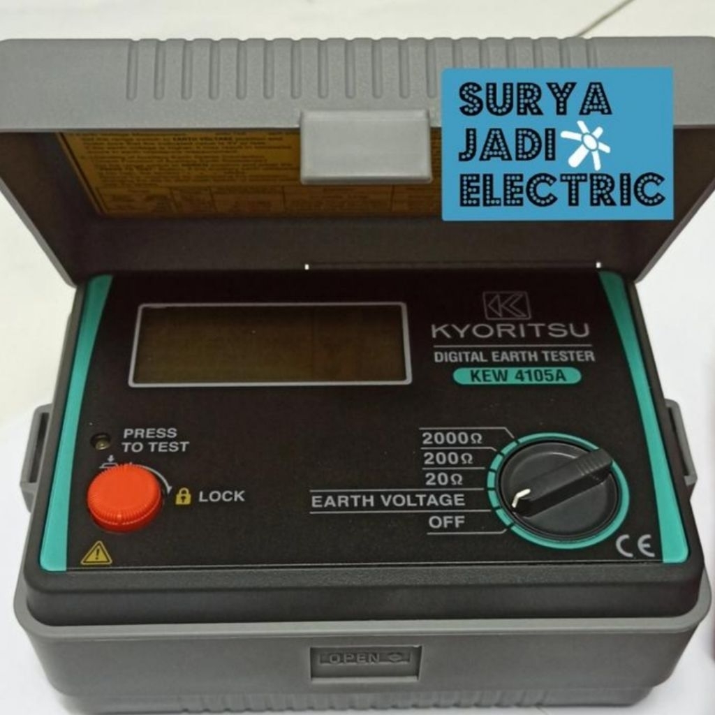 Earth Tester Kyoritsu 4105A / Digital Earth Tester KEW 4105A Kyoritsu