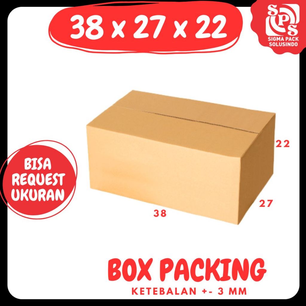 

Kardus 38x27x22 Box A1 Packing Karton Kotak Kemasan Olshop Sparepart Dus Souvenir Zigma Shop