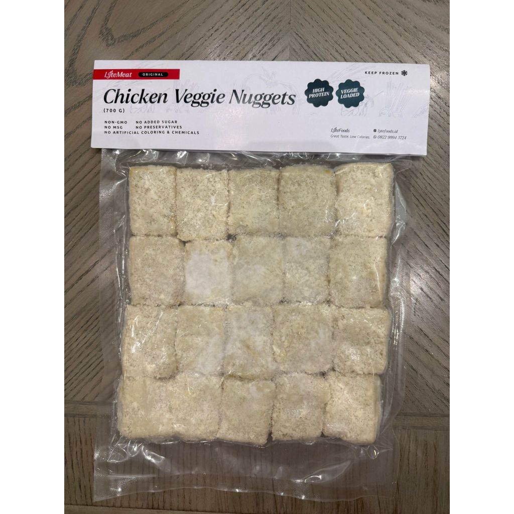 

LyteMeat Chicken Veggie Nuggets - 20Pcs 700gram