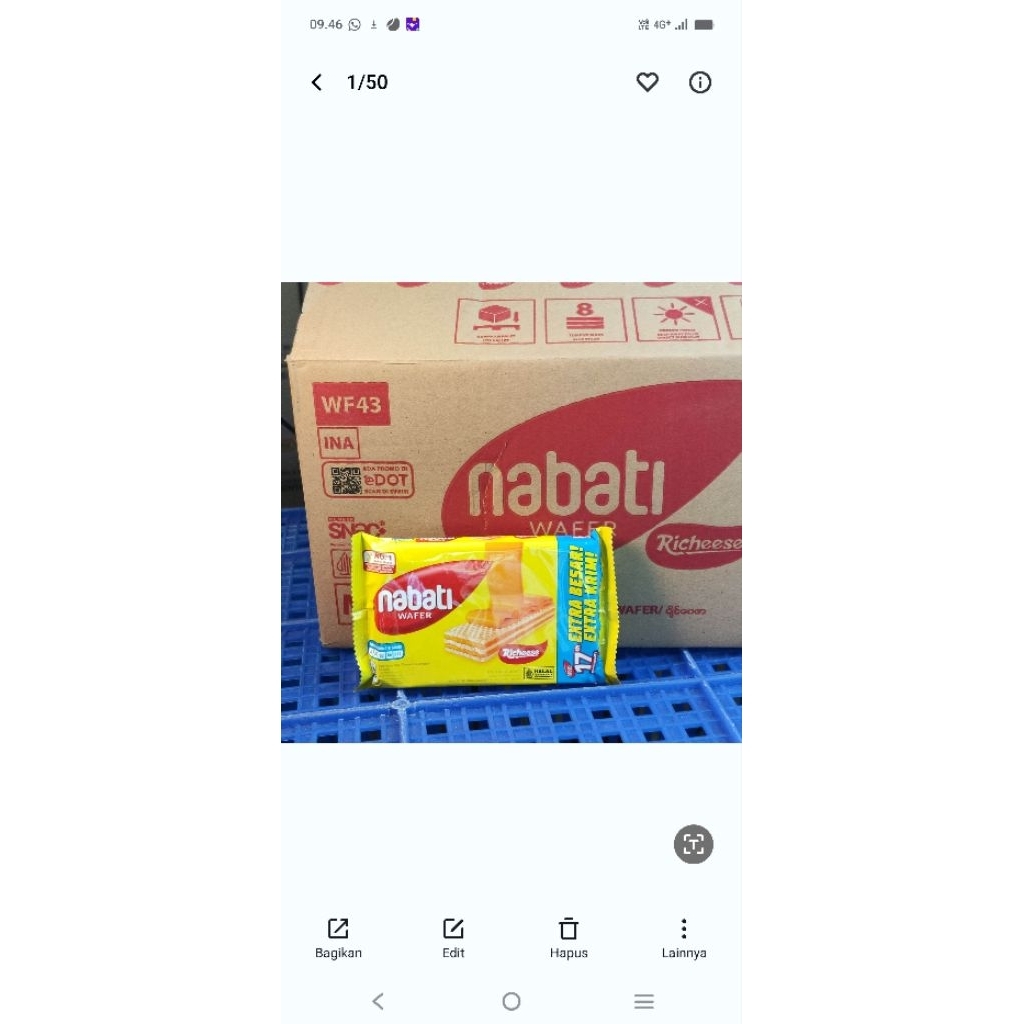 

richeese nabati keju 1 dus