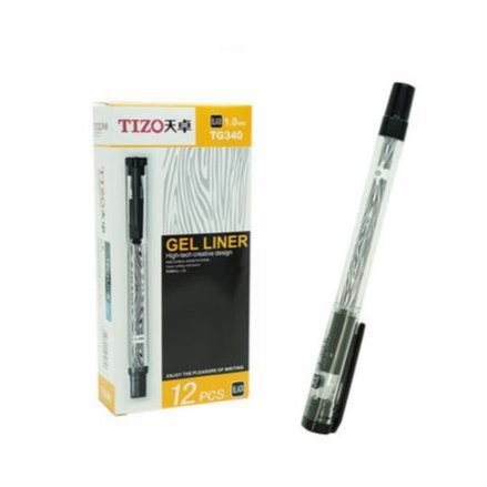 

PULPEN TIZO TG340 1.0mm HITAM / BIRU Bolpen pena Gel ink pen (PACK)