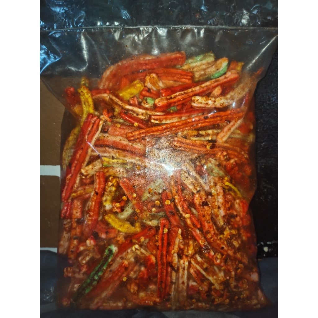 

SEBLAK KERUPUK BETON/JAAT PEDAS DAUN JERUK 500 GRAM