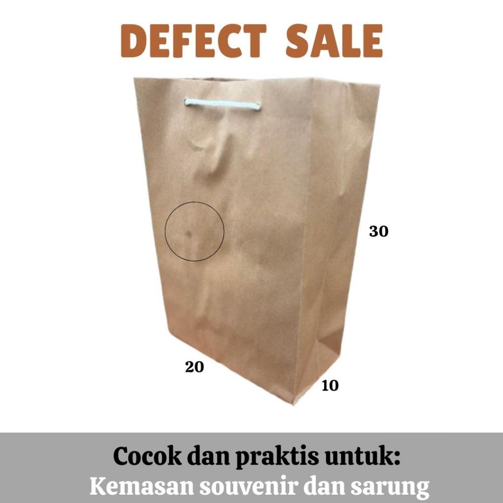 

Paperbag BS (20X30), Tas kertas murah untuk souvenir, P20 L10 T30