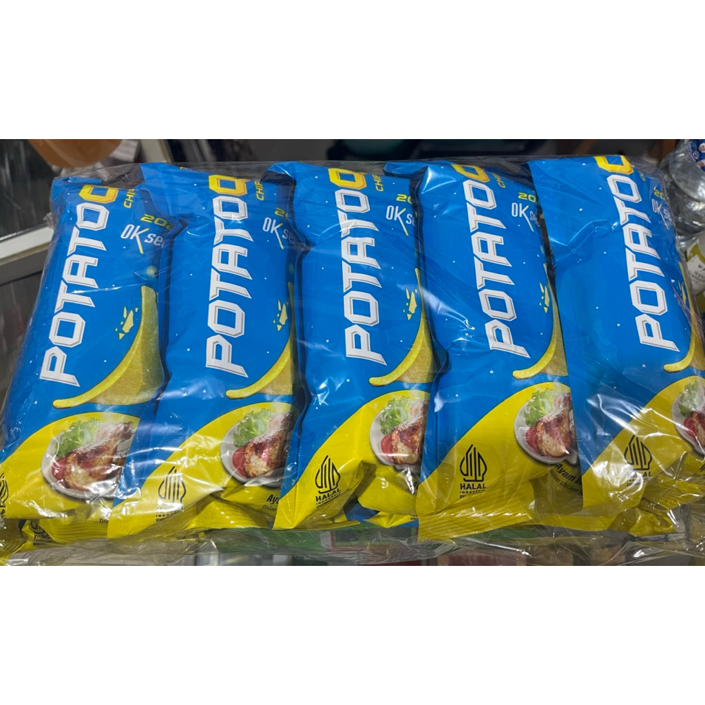 

Potato Q Snack Kentang 1pak Isi 10pcs