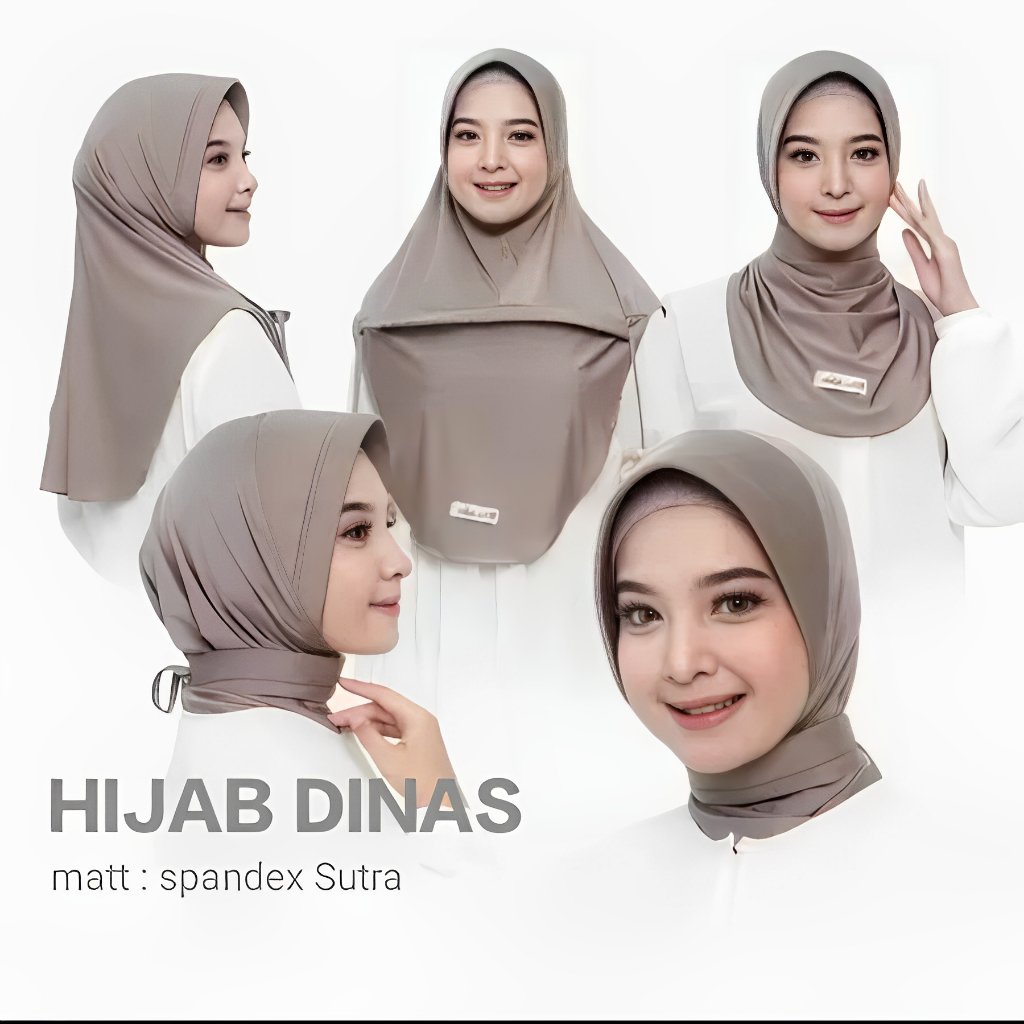 Jilbab Dinas Anti Tembem Murah untuk POLWAN, PNS Dishub, Persit, PNS Polri, PSH Bhayangkari,
