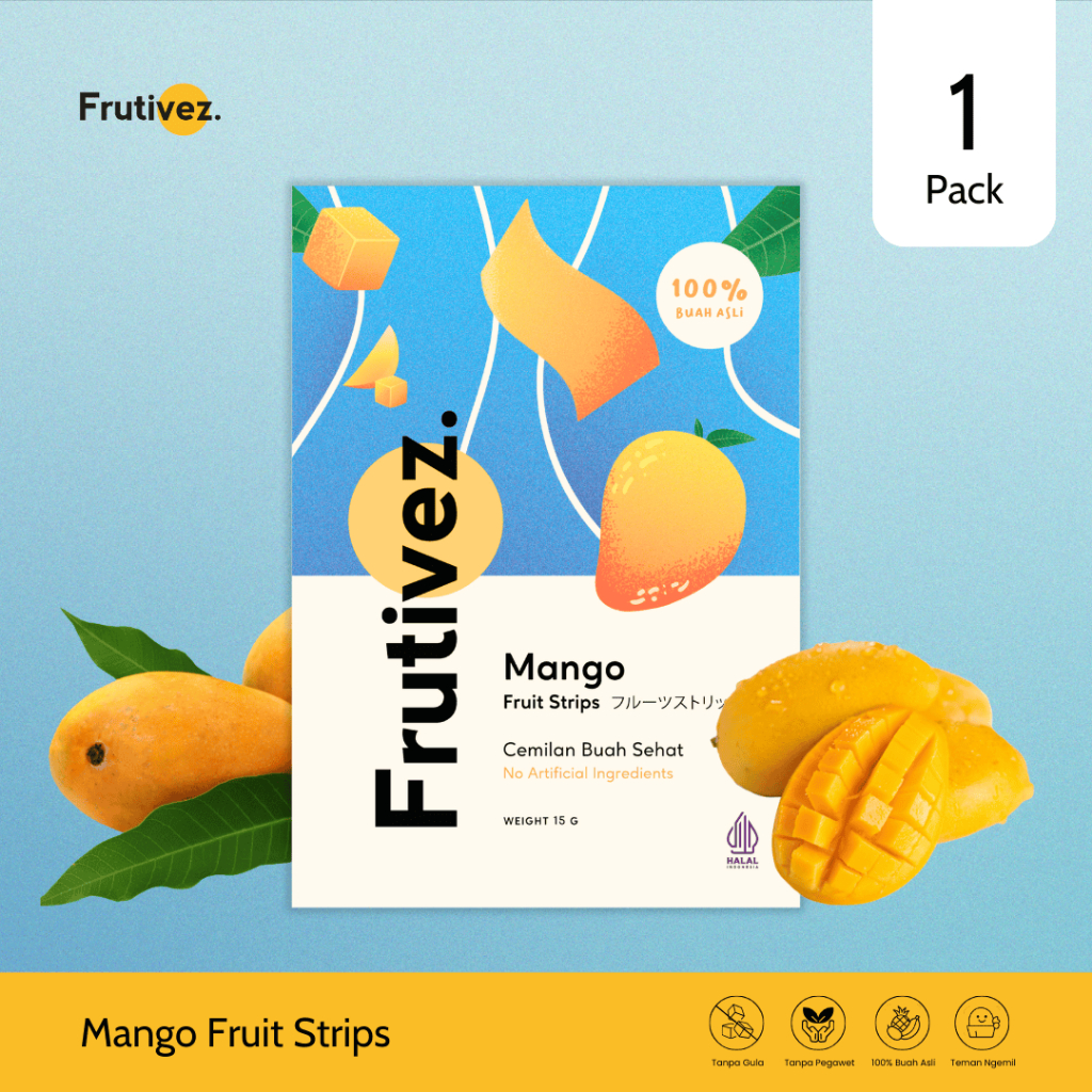 

Frutivez - Mango Fruit Strips - 100% Buah Asli