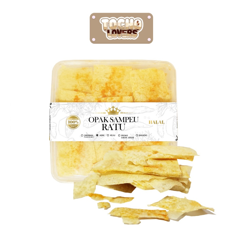 

Opak Sampeu Ratu Kripik Singkong Cemilan Khas Daerah 550gr (Murah enak bikin nagih)