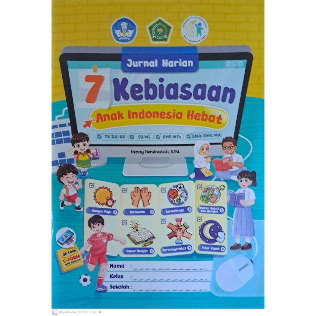 

Buku Jurnal Harian - 7 Kebiasaan Anak Indonesia Hebat