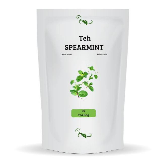 

SPEARMINT TEA I TEH CELUP DAUN MINT | UNTUK JERAWAT | ISI 30 TEA BAG