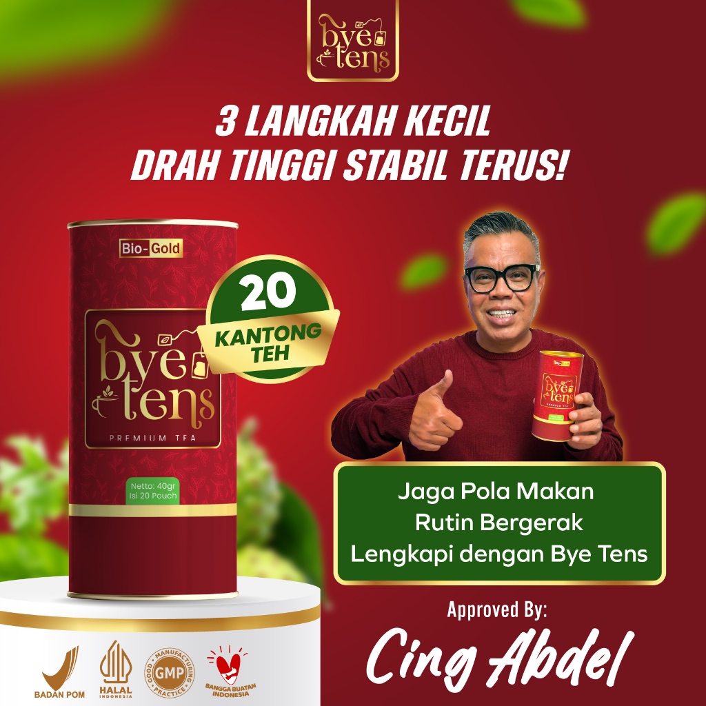 

Bye Tens Teh Celup Herbal Alami BPOM Membantu Melancarkan Predaran Darah Obat Darah Tinggi