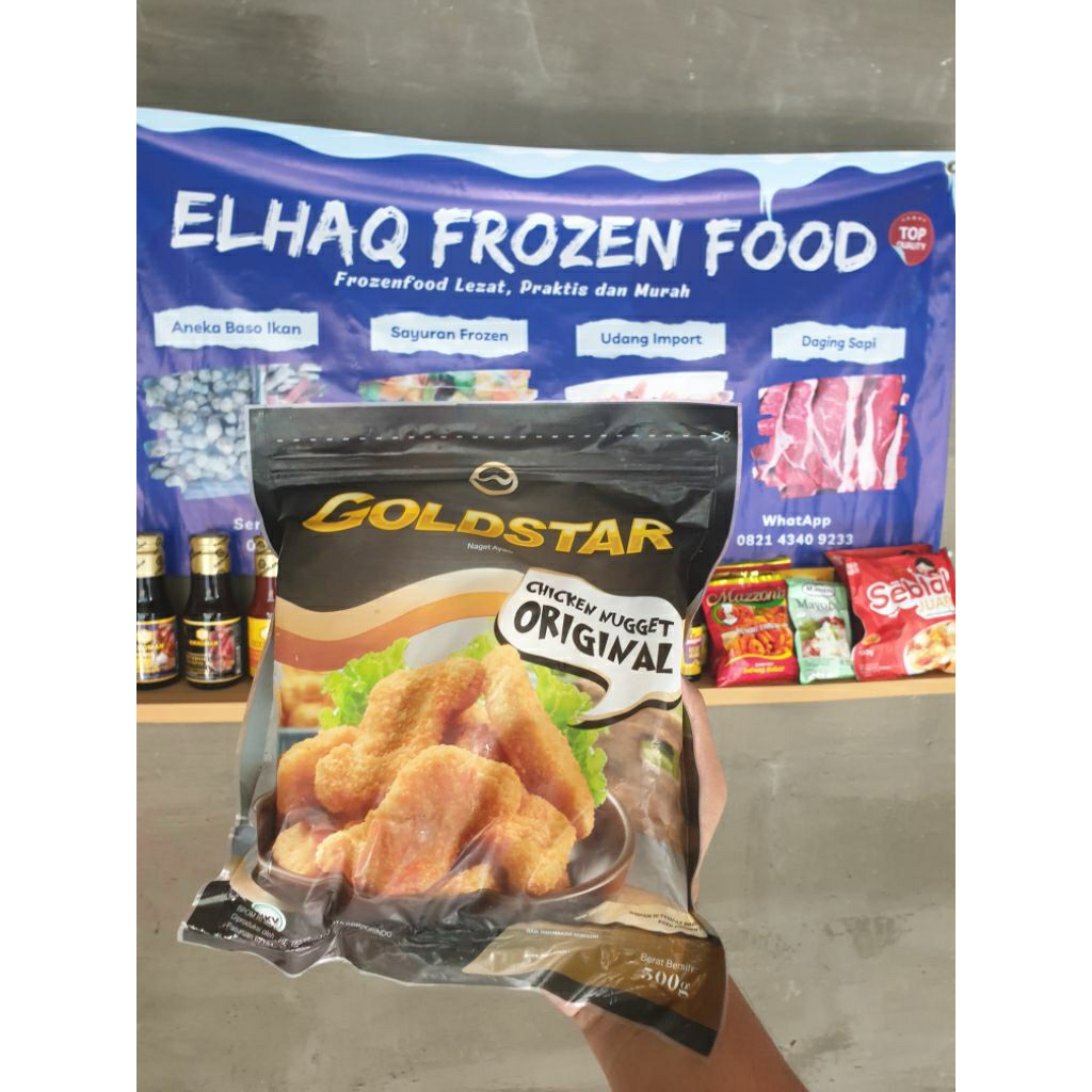 

Goldstar Chicken Nugget Original 500 grm