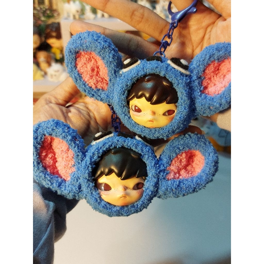 [PO] Custom crochet - Kostum Keychain Hirono