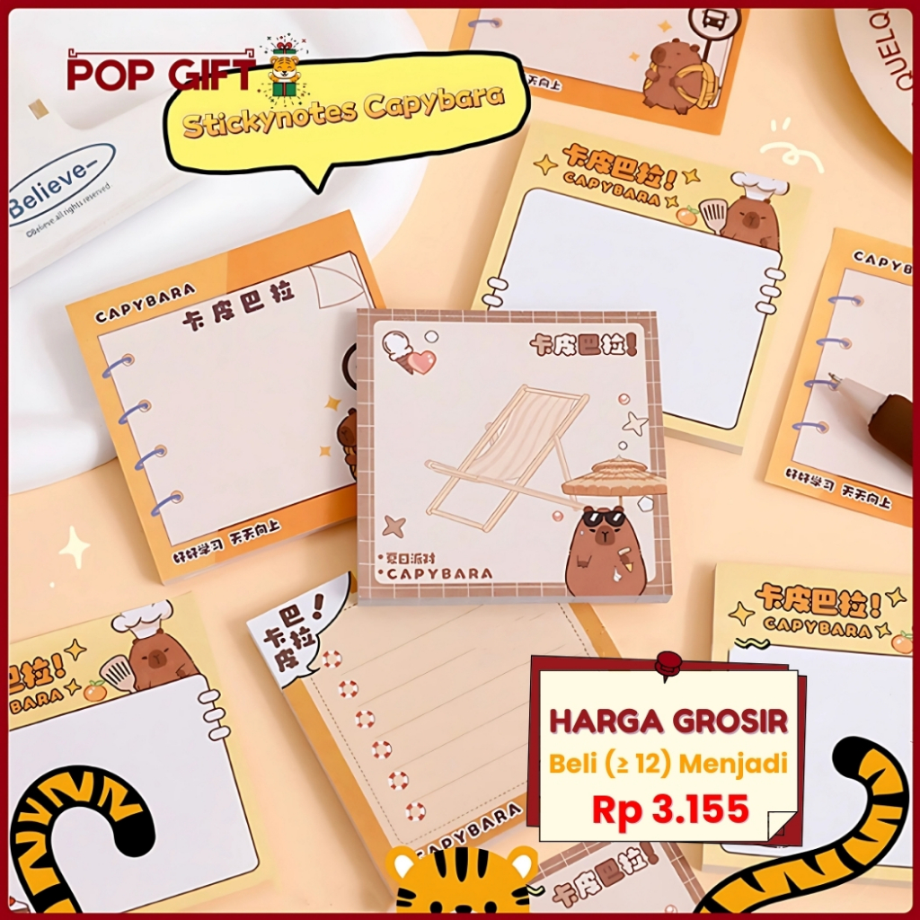 

PG Sticky Notes Lucu Unik Alat Tulis Kantor Praktis Alat Tulis Sekolah Notebook Notepad Memo MB09