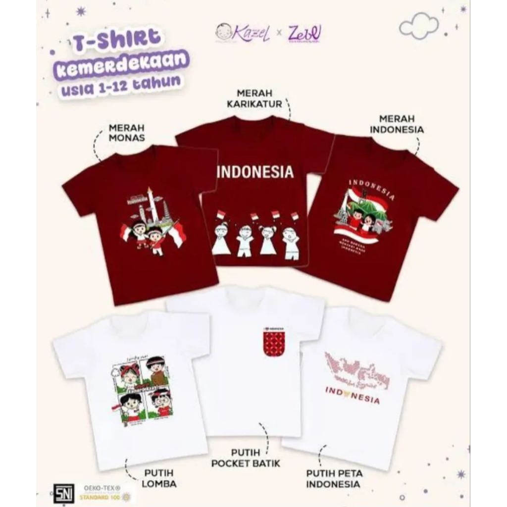 Kazel × Zebe T-Shirt Kemerdekaan