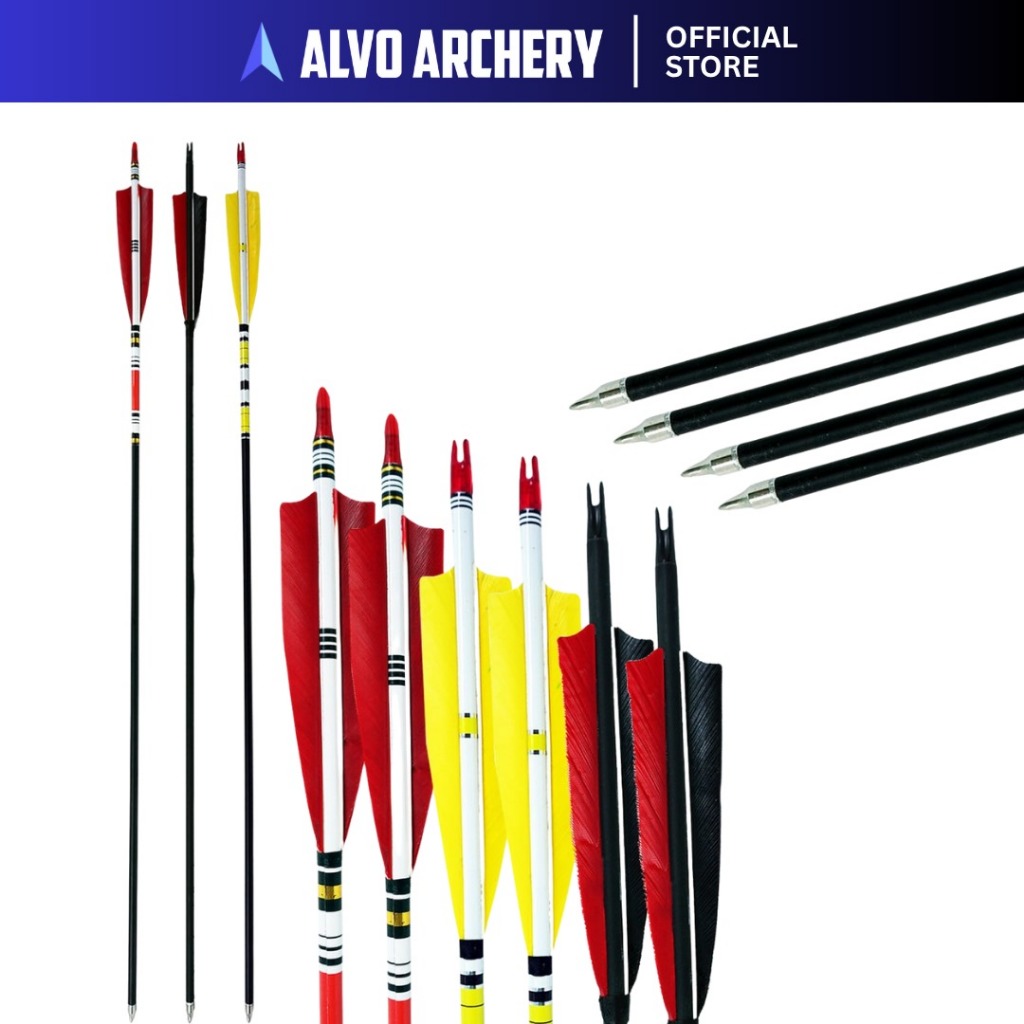 Arrow Bambu Tonkin Pelengkapan Panah Crossbow Alvo Archery