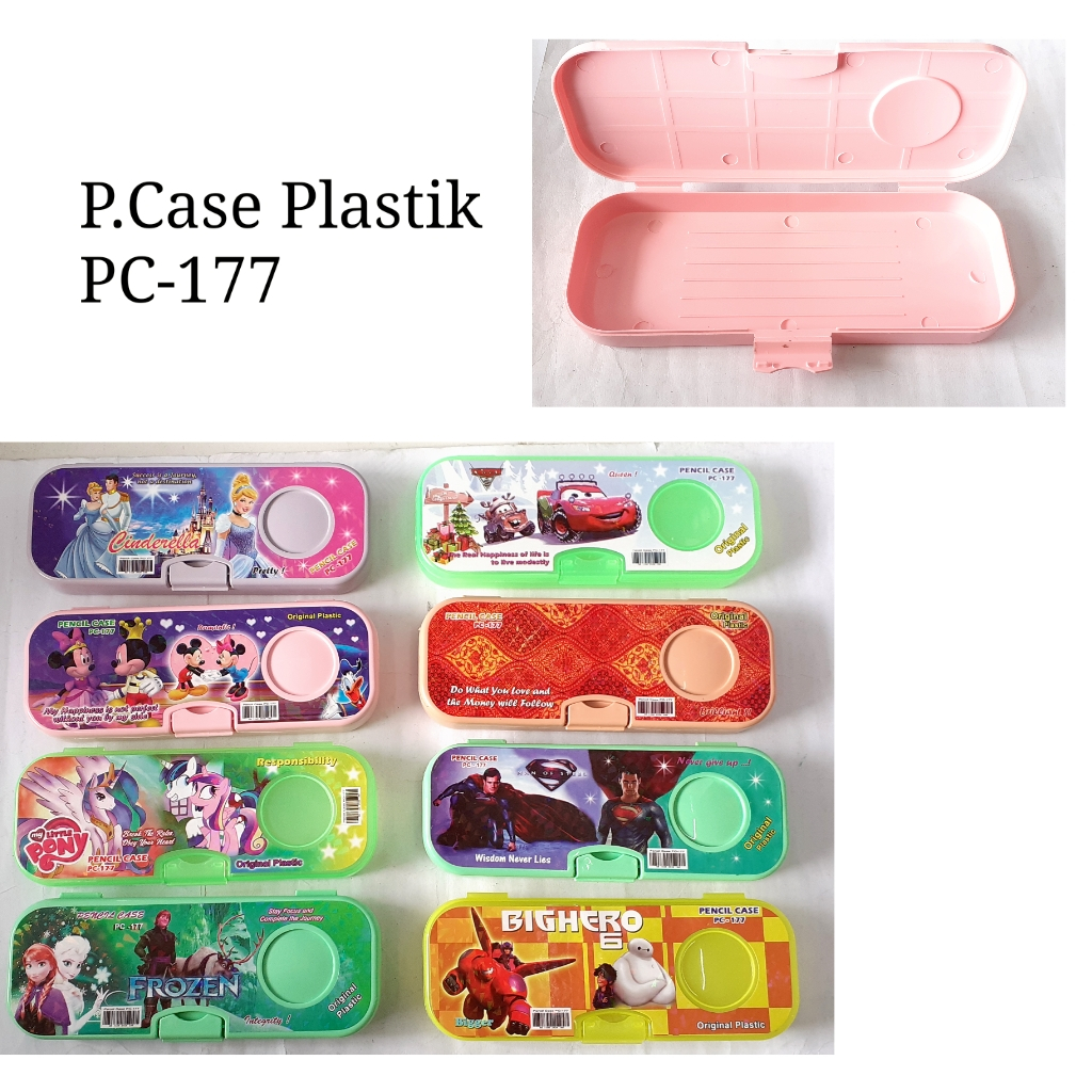 

PENSIL CASE PLASTIK PC 177/ TEMPAT PENSIL MURAH