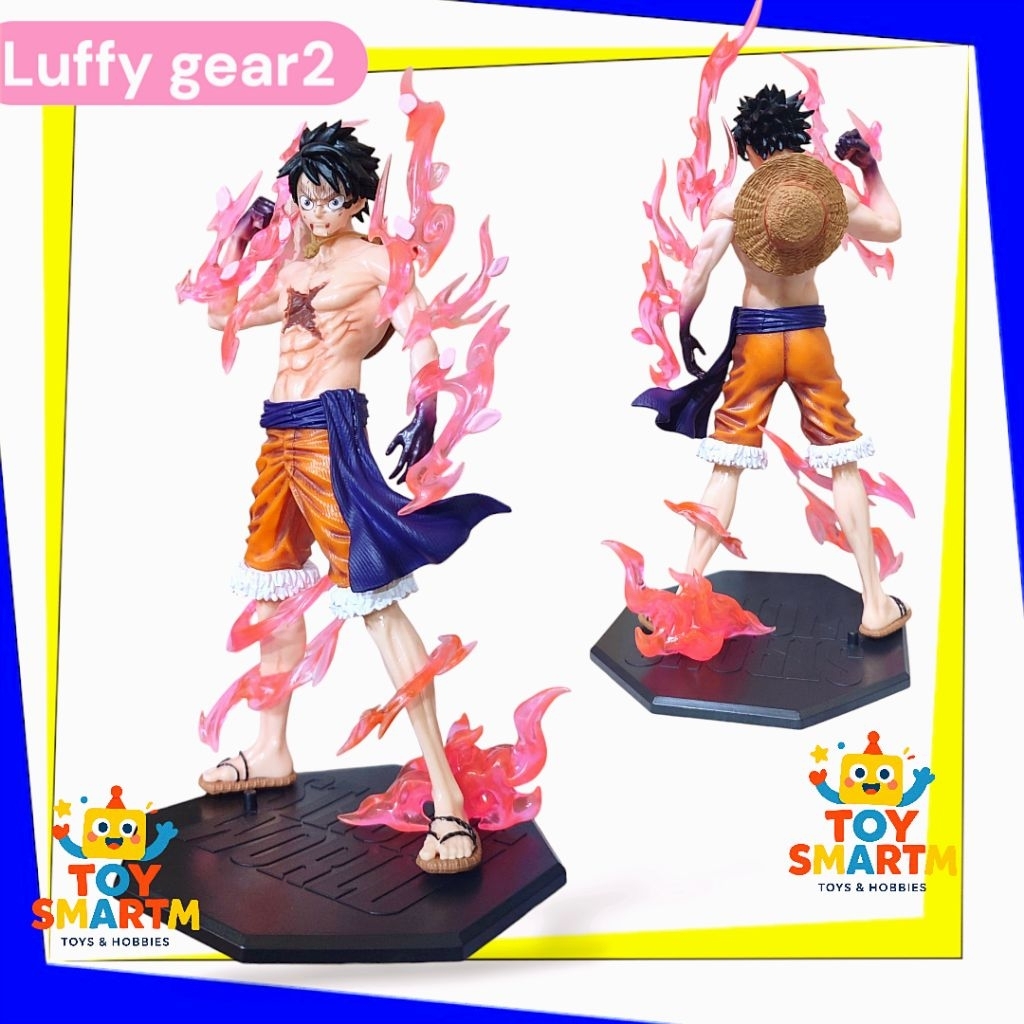 Figure Luffy Fire Effect Studio Action Figure Luffy Wano Anime Figure Luffy One Piece