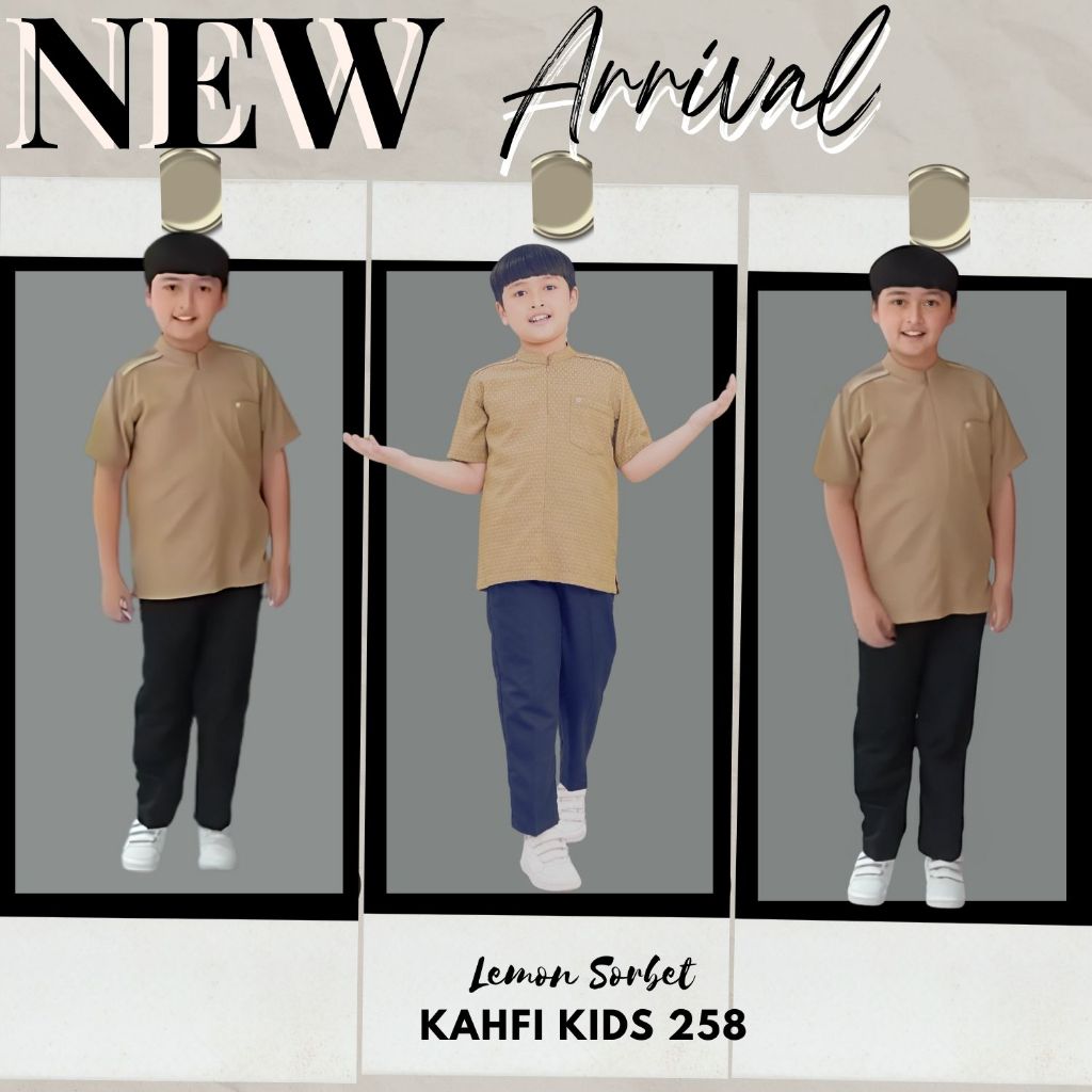 Stelan Koko Anak Set Atasan Celana Panjang ETHICA KAHFI KIDS 258 LEMON SORBET