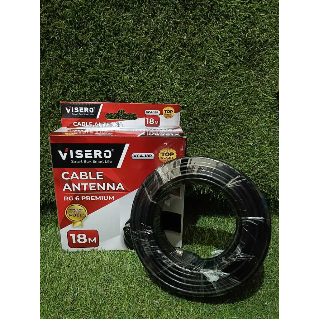 Visero Cable Antenna RG 6 Premium 18M